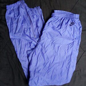 Vintage 90s Nike Wind Pants Joggers Trainers Lavender